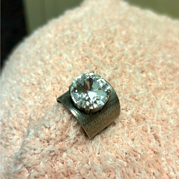 Sabika Silver Cuff Ring - Picture 1 of 6